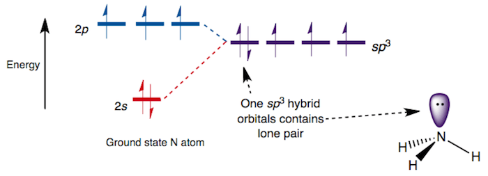 molecular orbital theory - How are the hydrogens attached to the