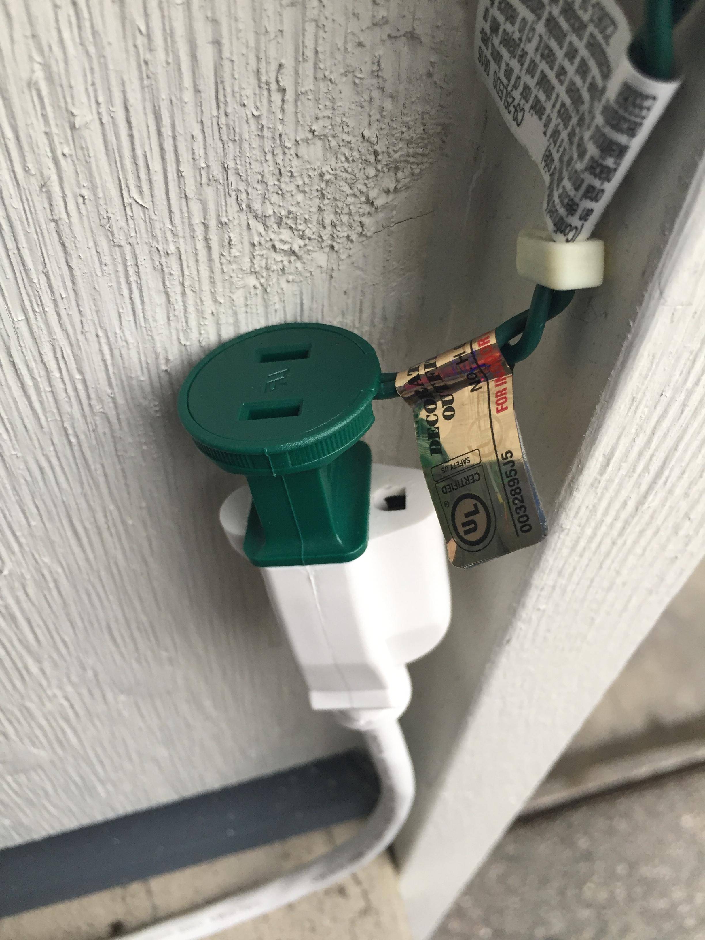 electrical Do I need to worry about rain water getting into the open