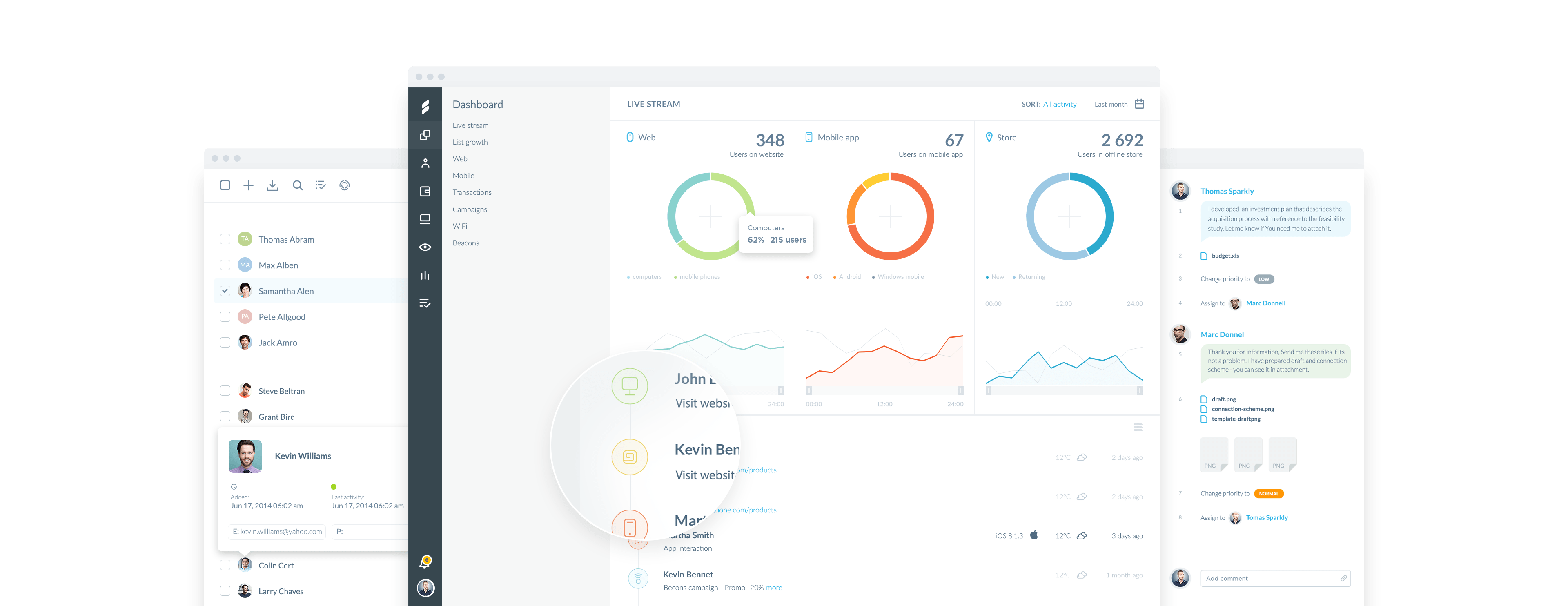 How to create a menu for control panel cms?