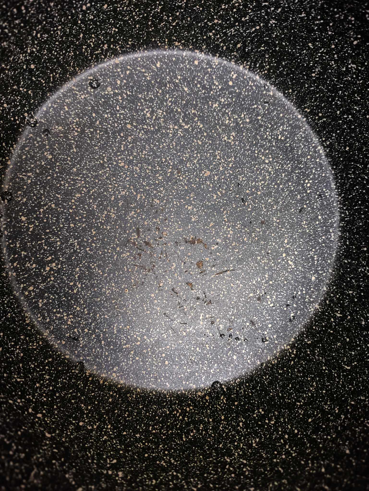 cookware My marble coated pan is scratched, still safe to use