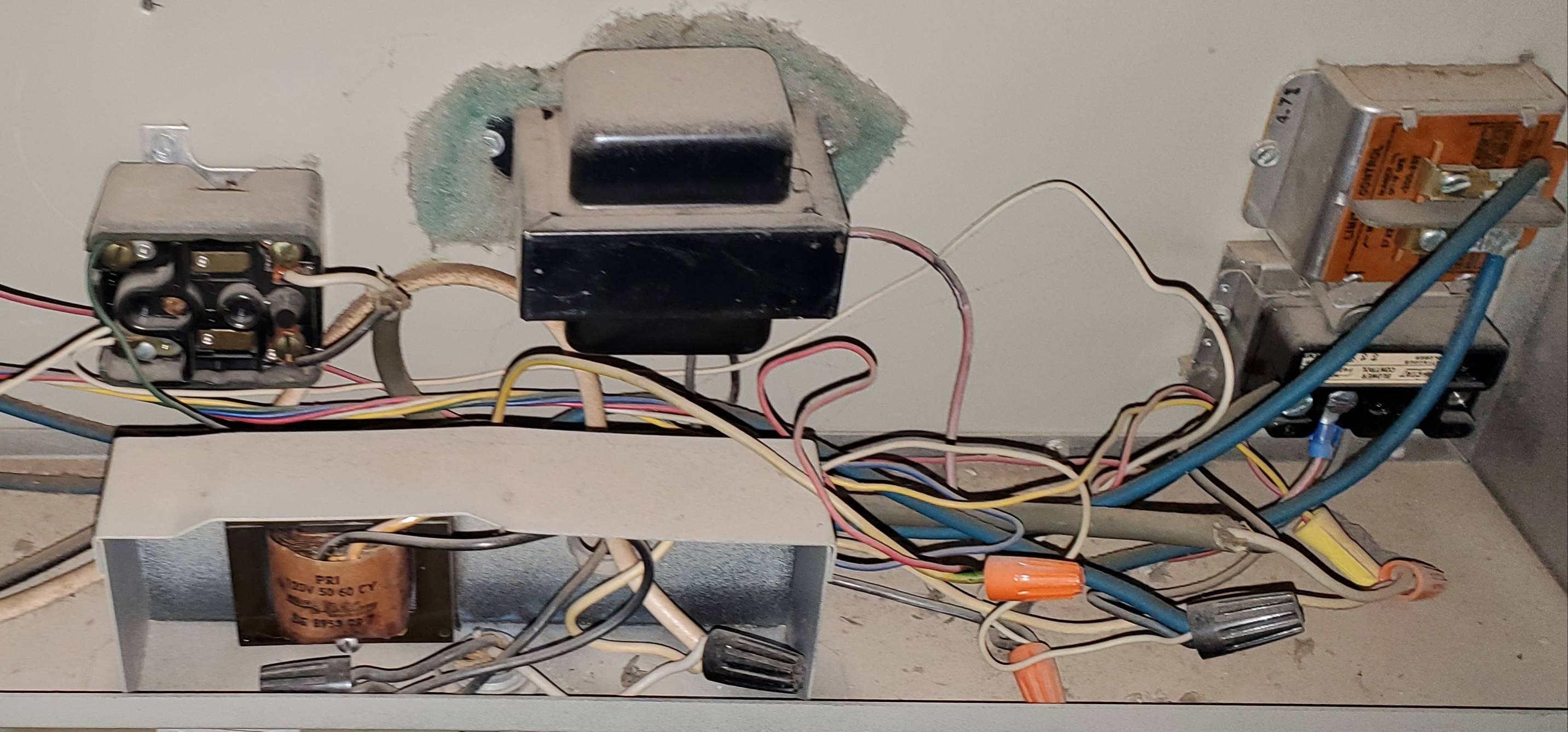 hvac How to add a C wire to an old Lennox attic furnace