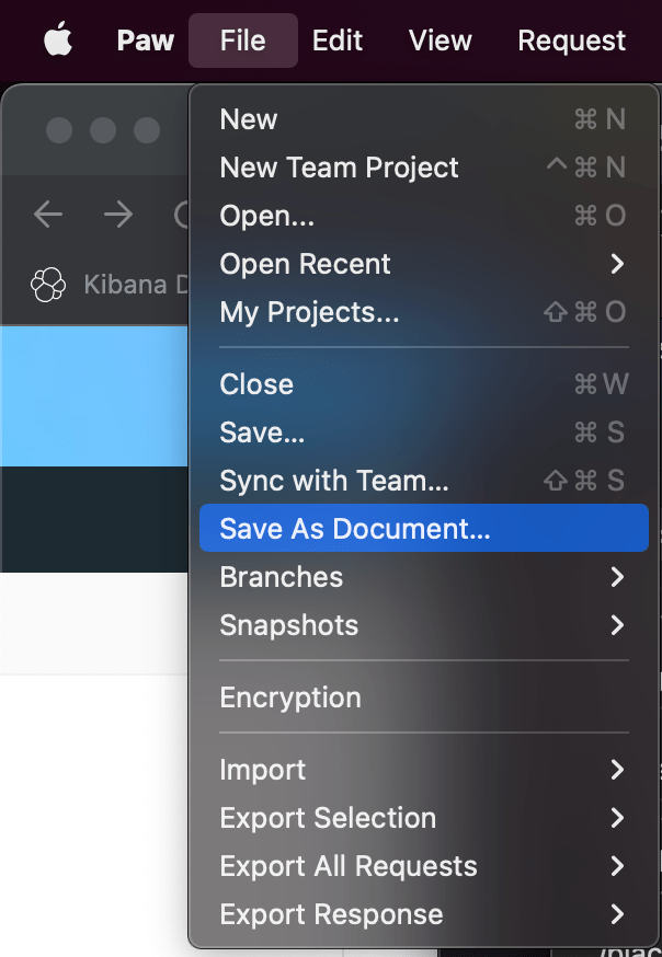 paw app Export project from Paw Cloud Stack Overflow