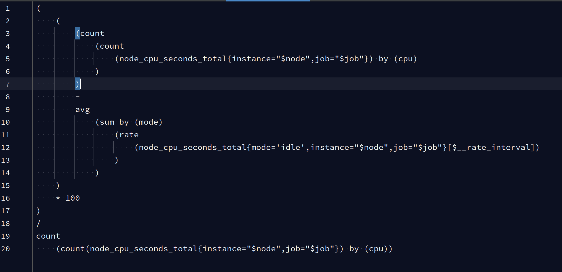 grafana Understanding the CPU Busy Prometheus query Stack Overflow