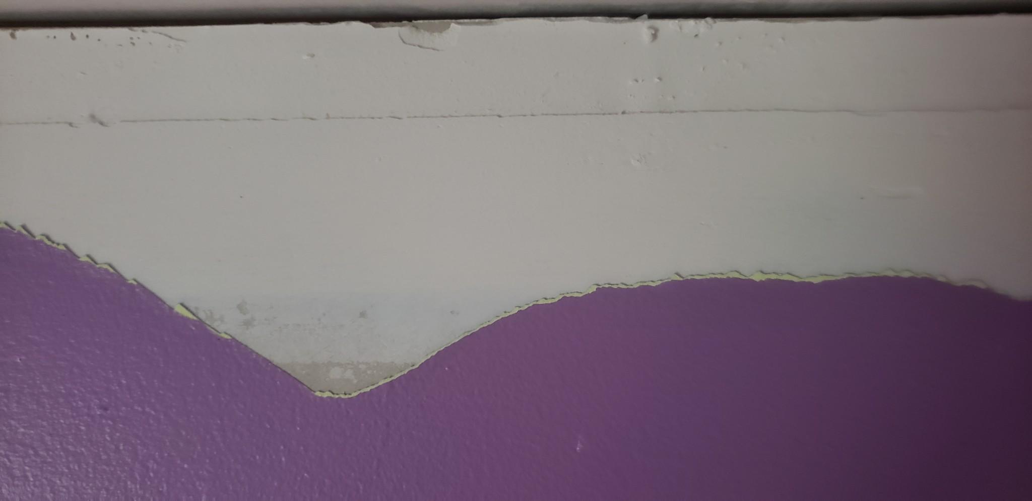 drywall How do I fix this torn paint? Home Improvement Stack Exchange