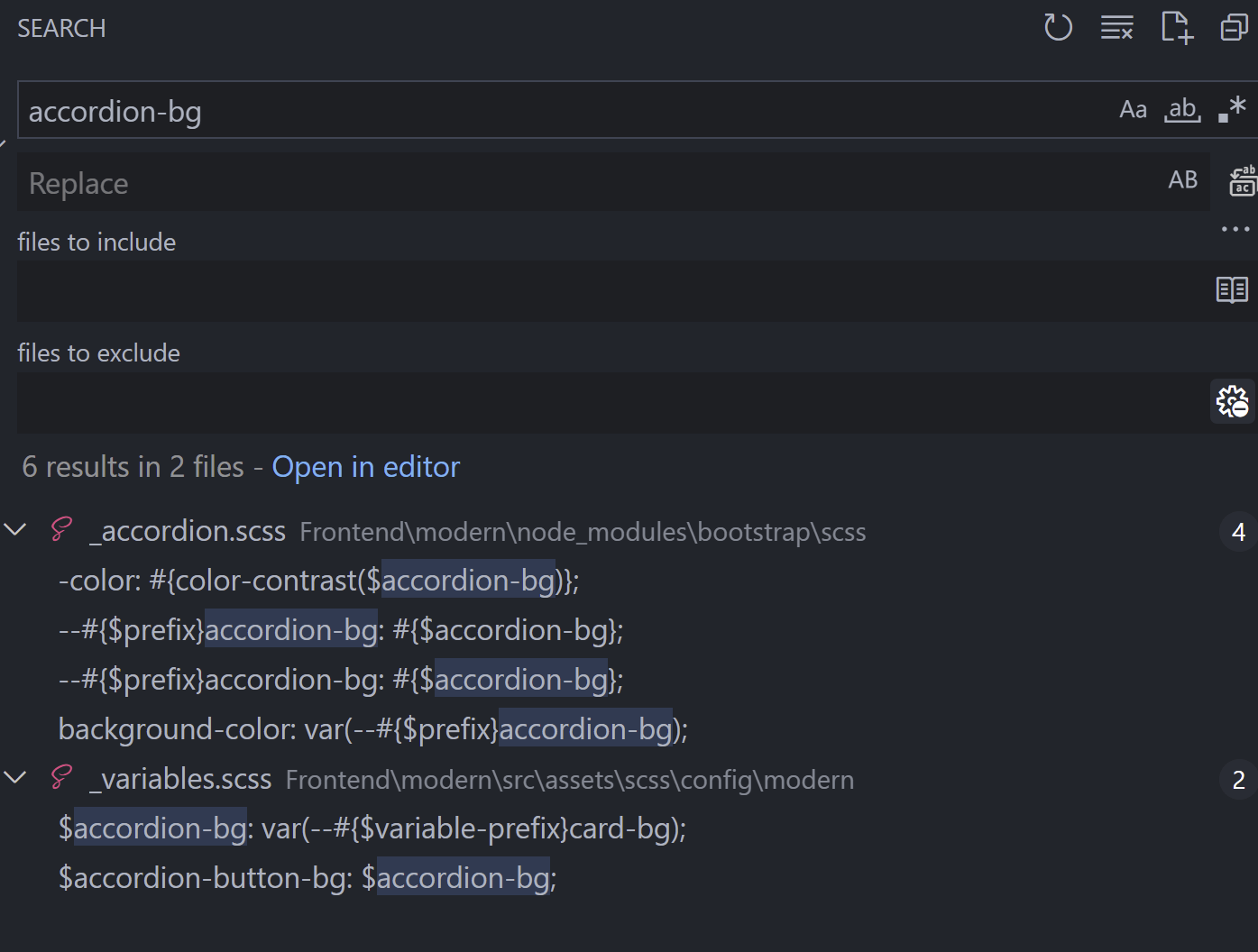 vue.js Bootstrap 5 SassError argument `color` of `red(color
