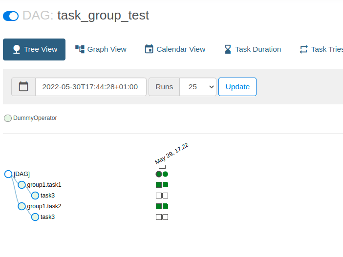 airflow How to arrange a DAG to run some tasks in parallel and then one task when they have