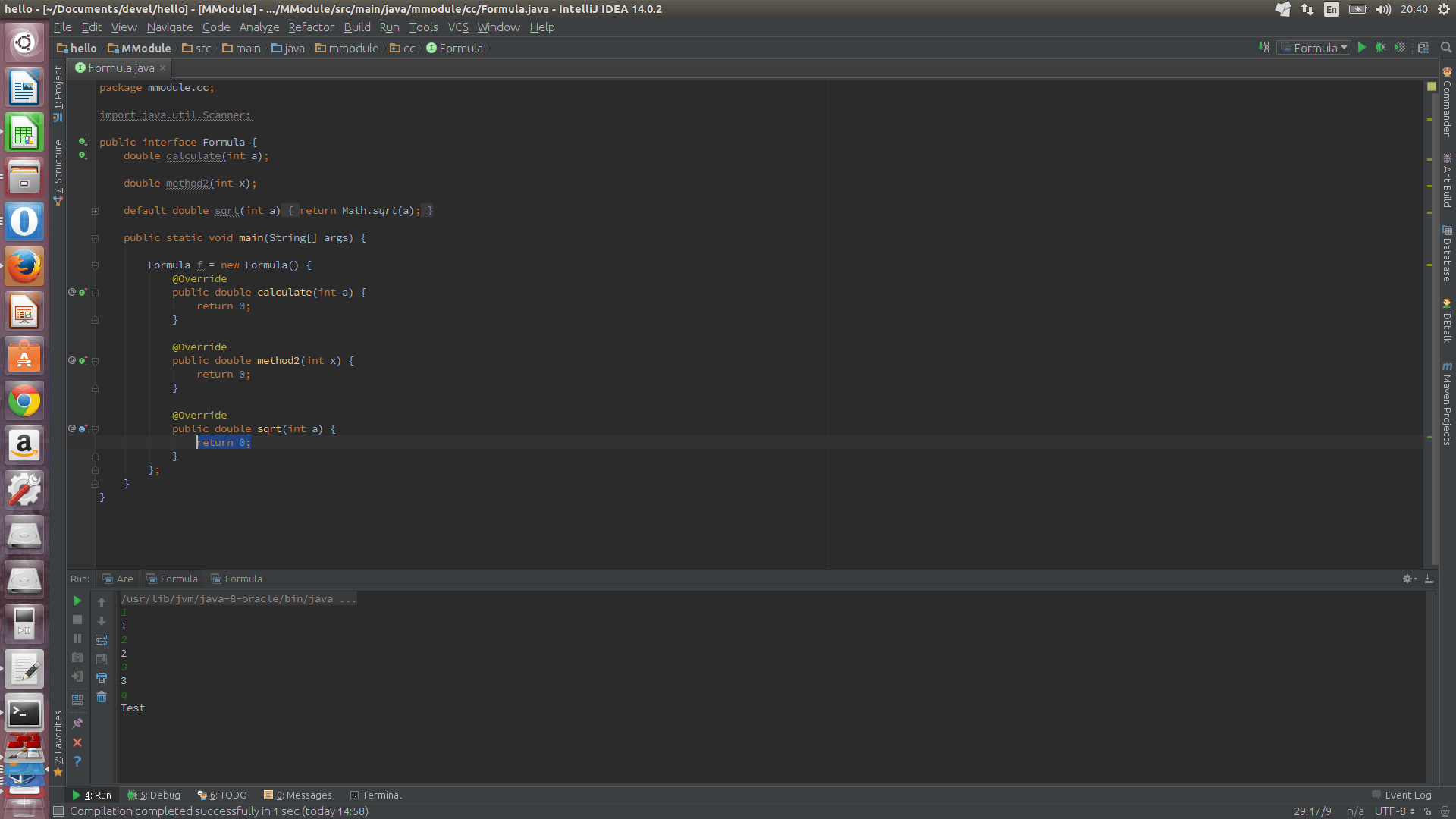 java How to force intellij idea to advice a override method Stack