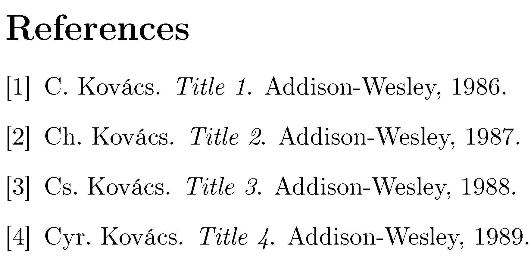 BibTeX Abbreviate first name (aka given name) to 2 or 3 letters (not 1