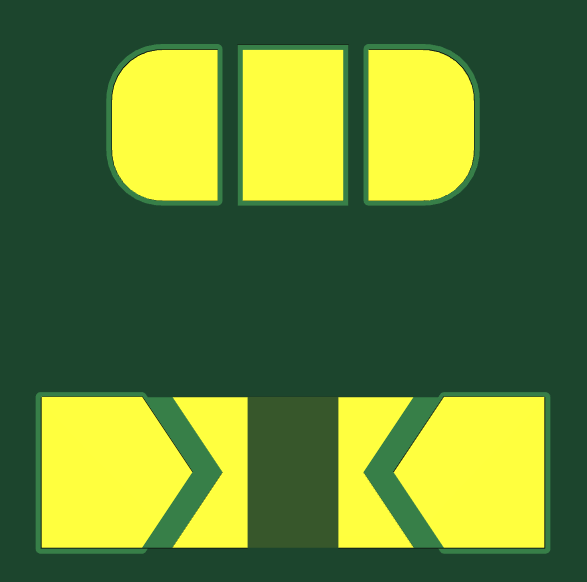 pcb Why would I use triangular solder jumper pads? Electrical