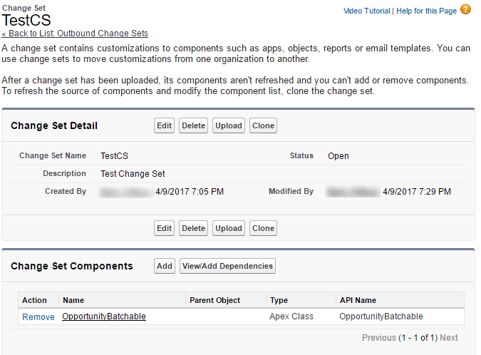change set Query changeset components Salesforce Stack Exchange