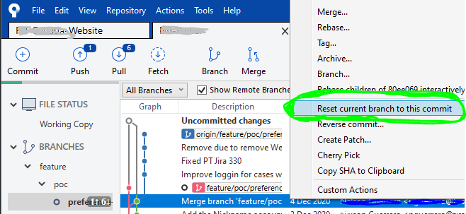 version control What does "Git push nonfastforward updates were