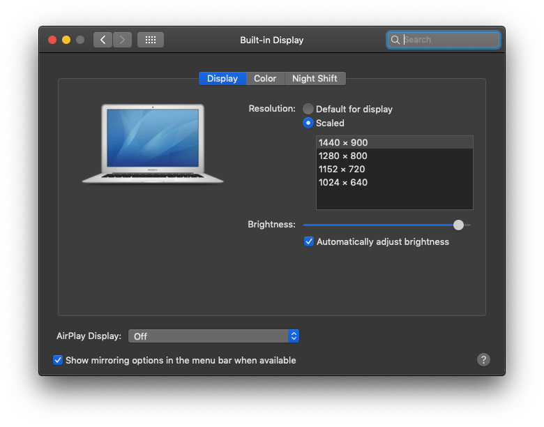 macos What is the correct way to take screenshot for the Mac App