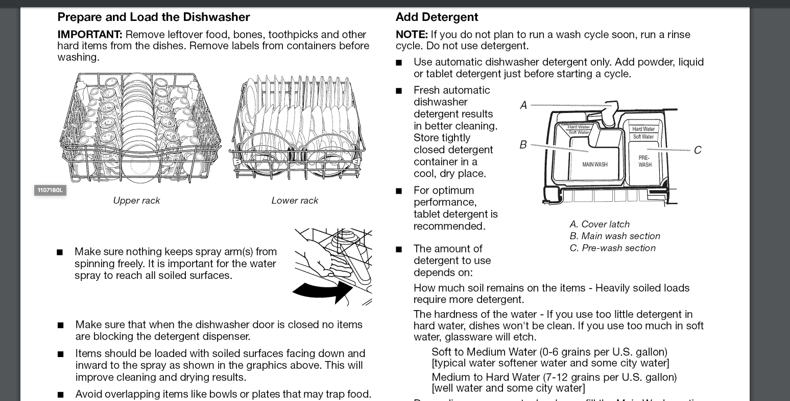 repair - WDT710PAYM4 Whirlpool Dishwasher part needed - Home