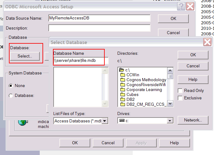 ms access remote odbc connect php and msaacess Stack Overflow