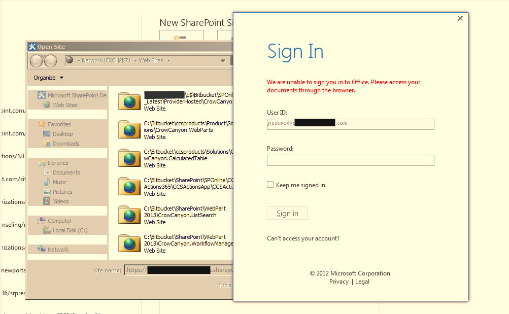 Not able to open SharePoint Online using SharePoint Designer 2013