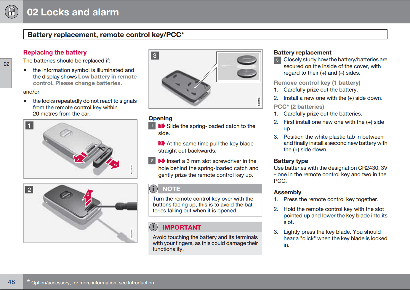 La llave del Volvo V60 necesita batería nueva, ¿se 'olvidará' del coche?