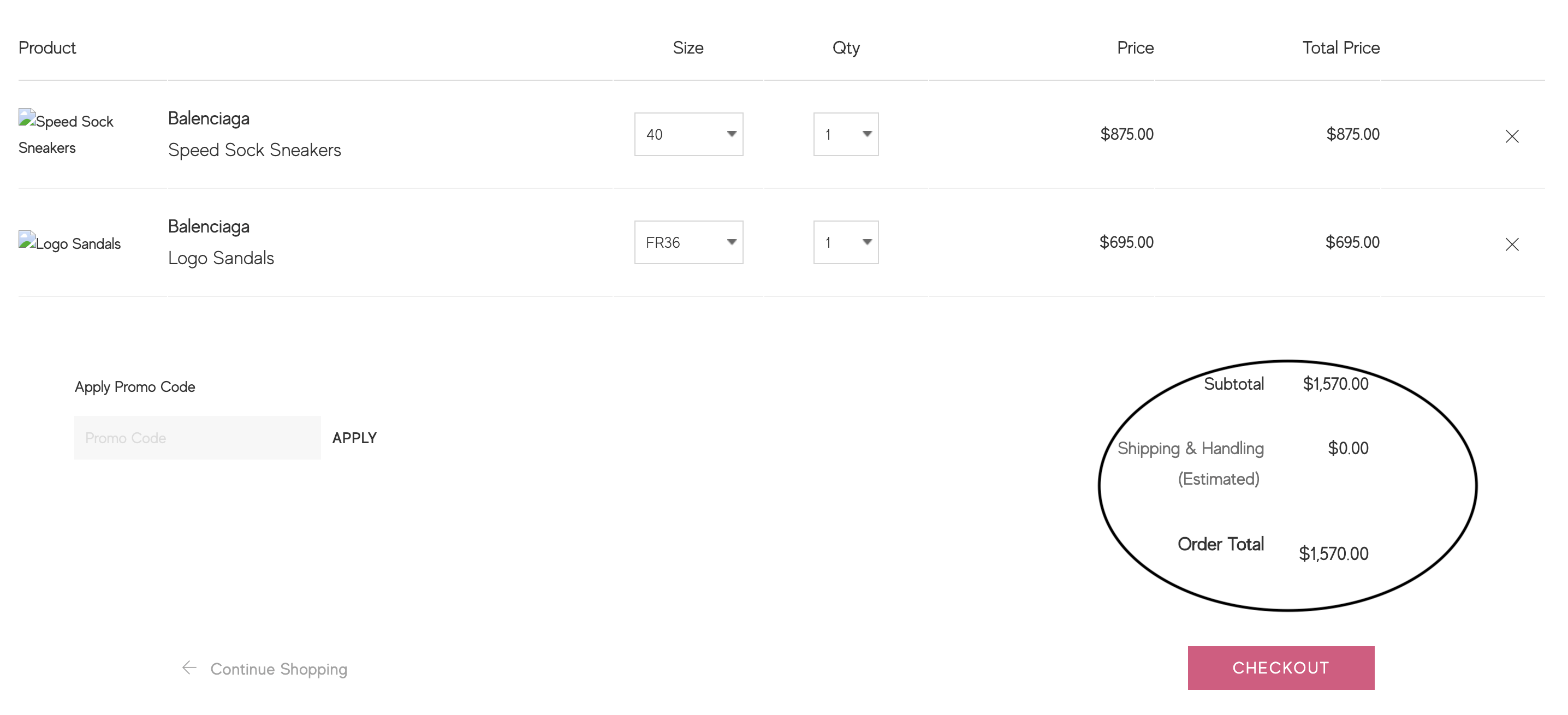 balenciaga voucher code