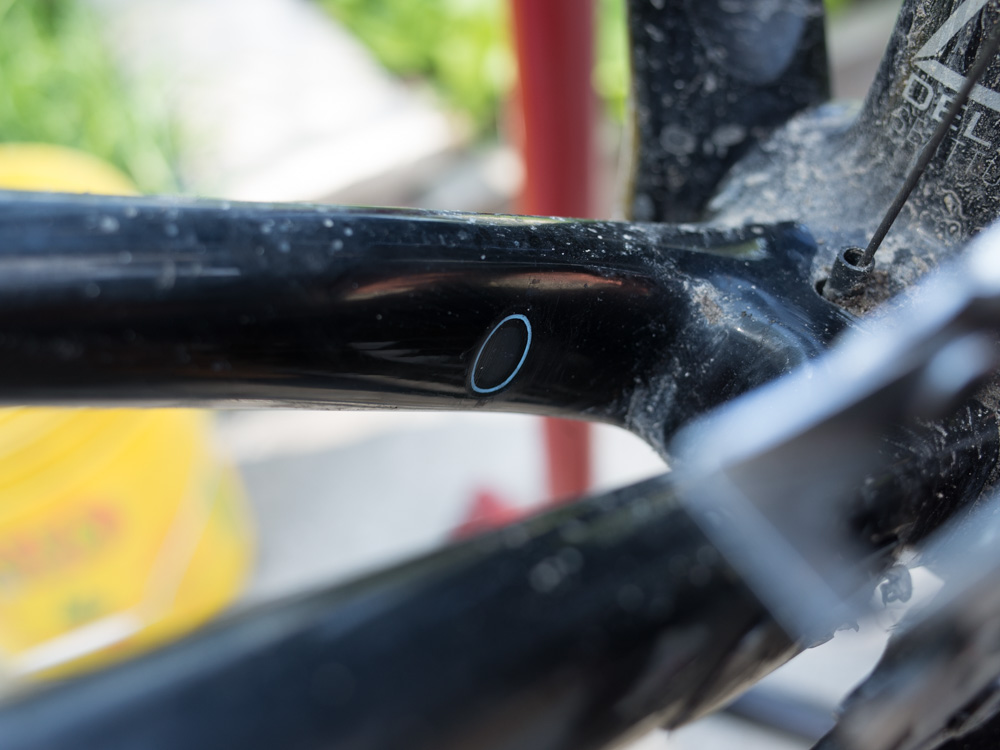 road bike What's this mark on my chainstay? Bicycles Stack Exchange