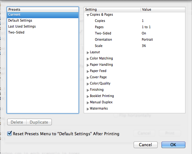 macos How To Changing Printer Scaling on Mac OS X 10.8.2 Ask Different