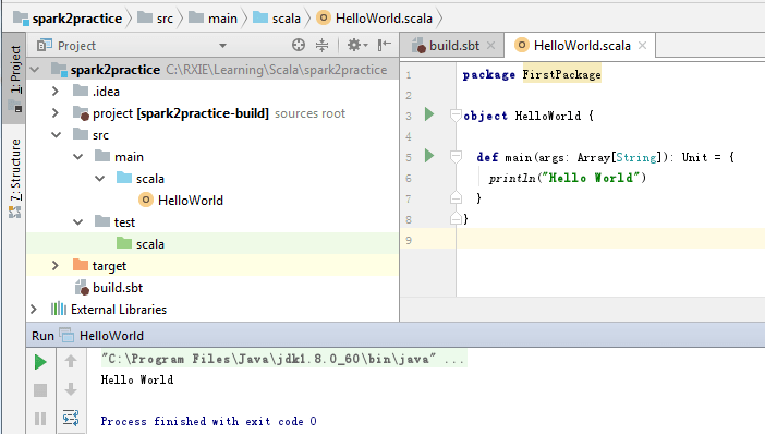Scala in IDEA, how to run in sbt shell or terminal Stack Overflow