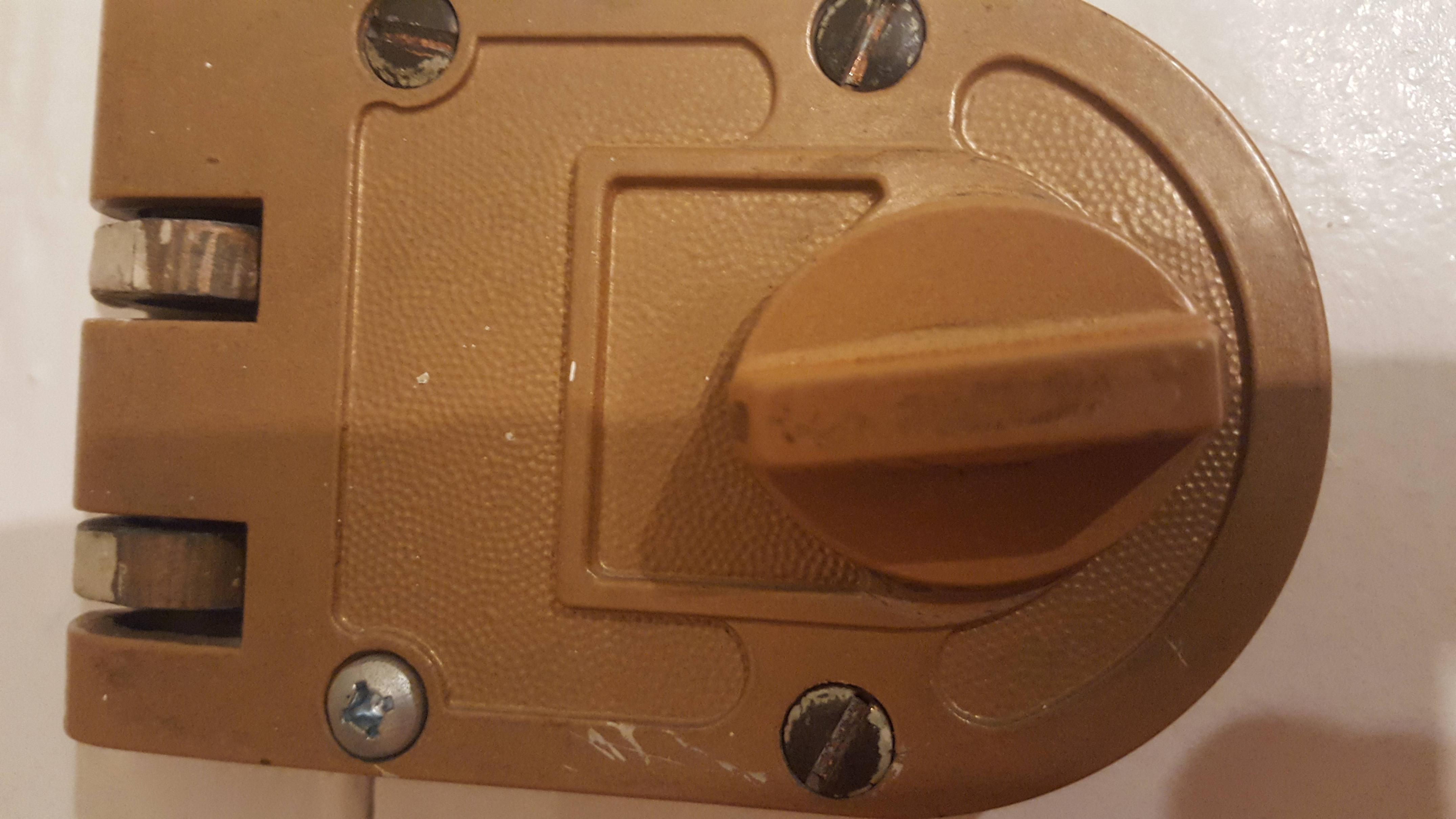 Deadbolt locks from outside with key, but not from inside Love