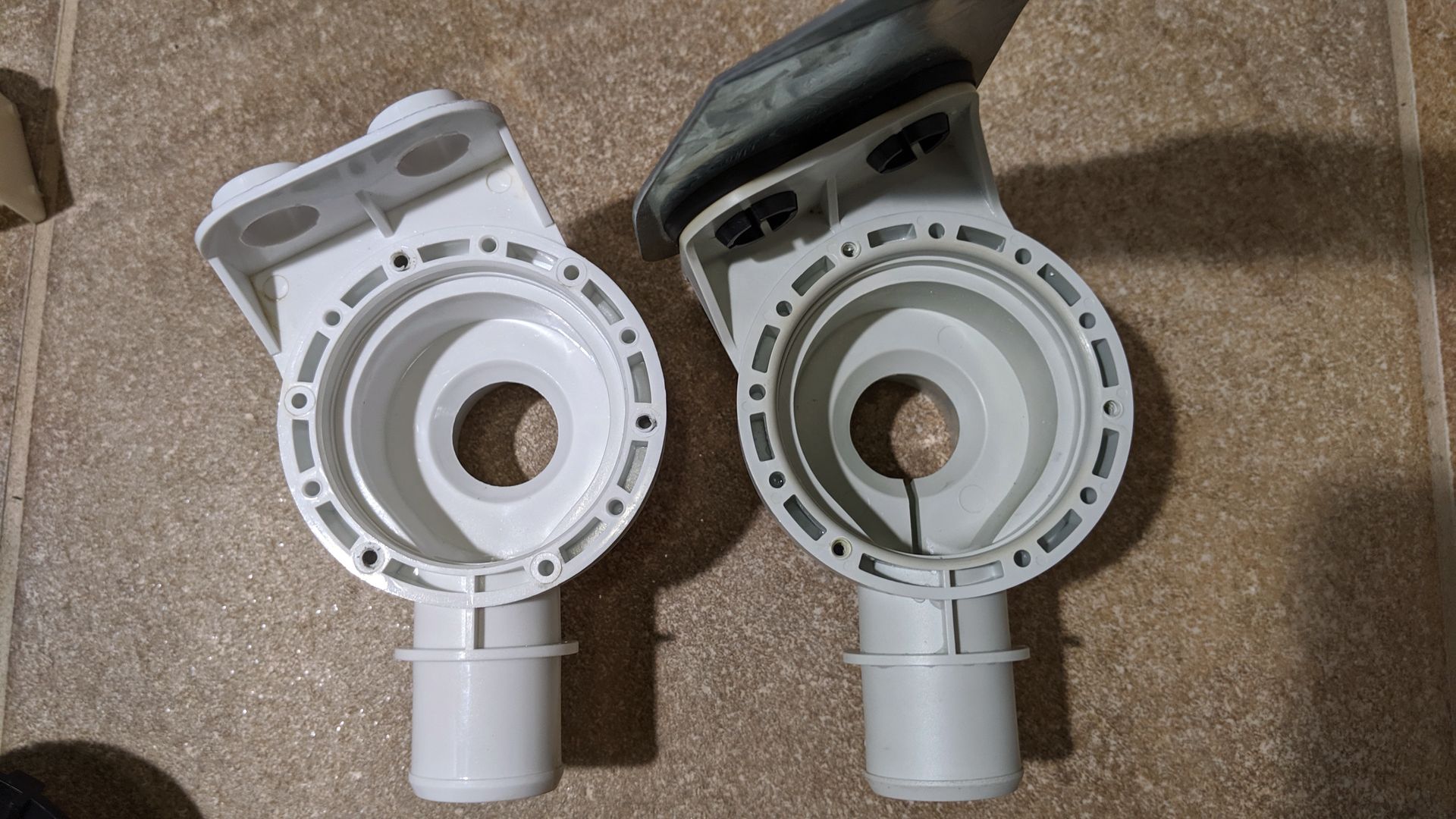 washing machine Can a gunkfilled vacuum pocket prevent proper