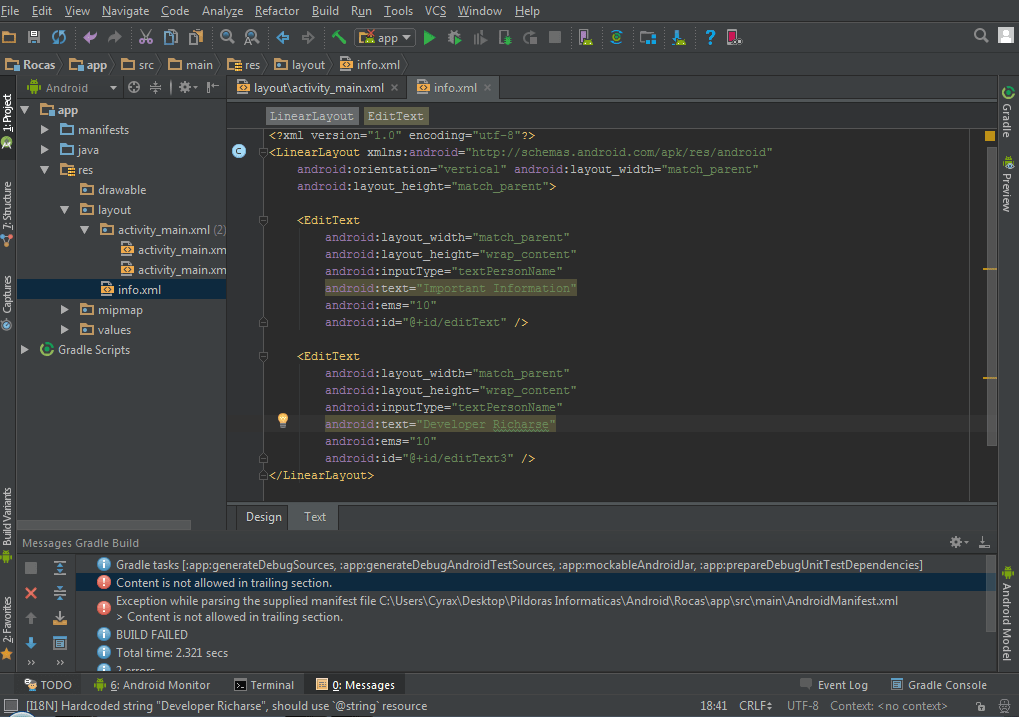I can not run my application Android Studio Stack Overflow