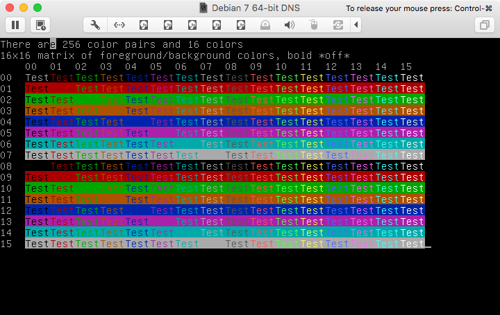 linux Print console colors Unix & Linux Stack Exchange