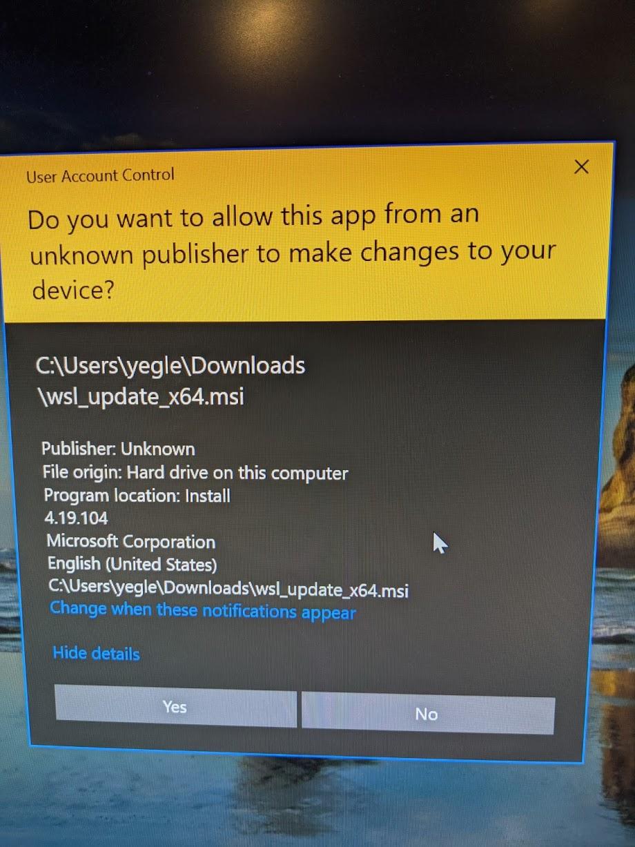 windows 10 Why do I get UAC warning about unknown publisher when the