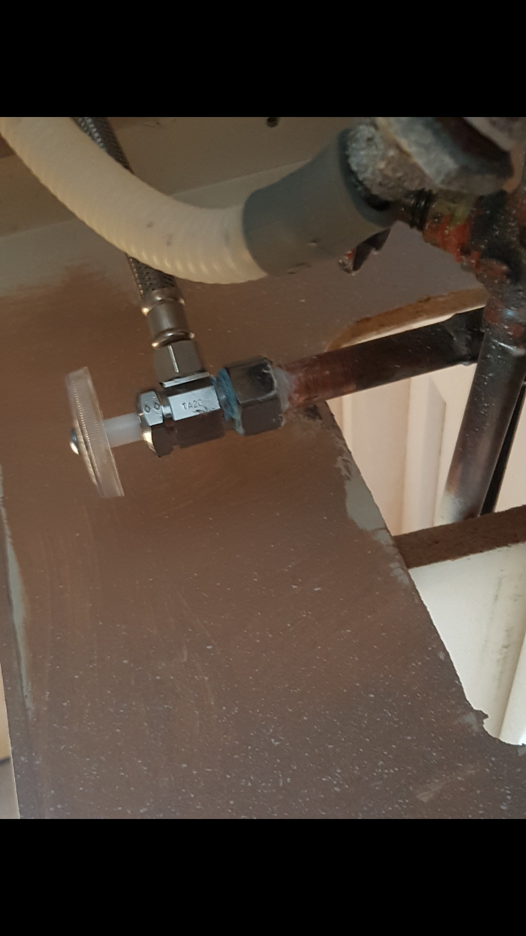 plumbing Inlet valve for dishwasher came off. Can I use JB weld on