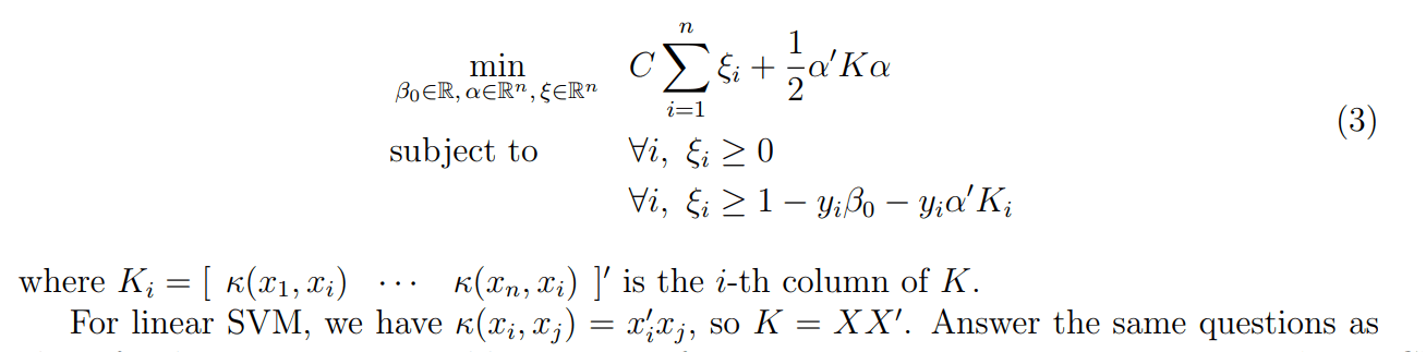 optimization SVM using quadprog in R Stack Overflow