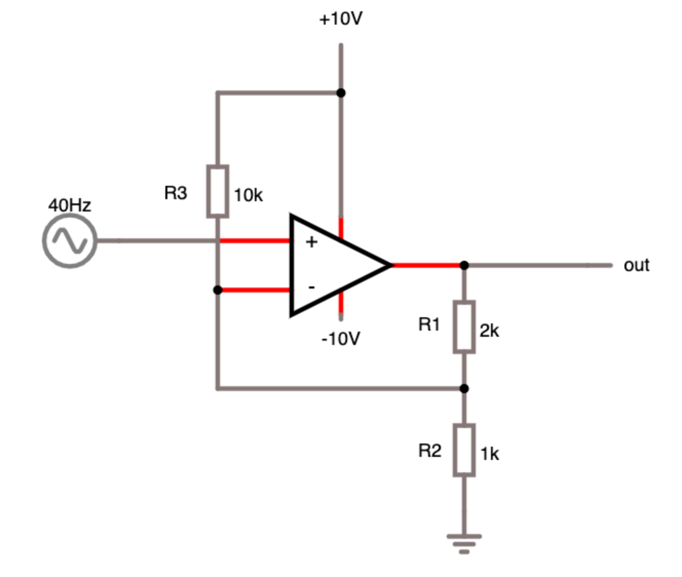 Opamp amplifier feedback, offset Electrical Engineering