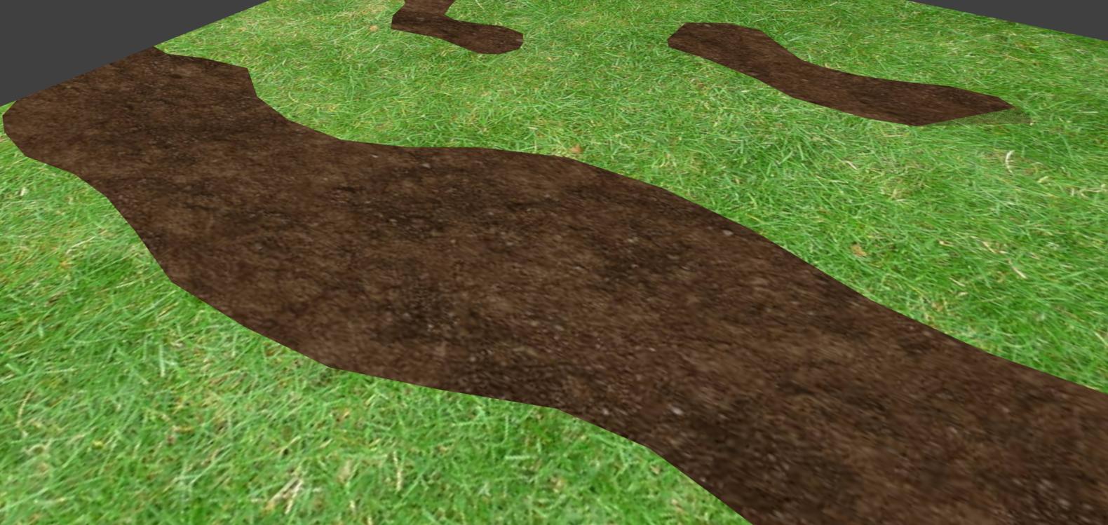 cycles render engine Blending a dirt path Blender Stack Exchange
