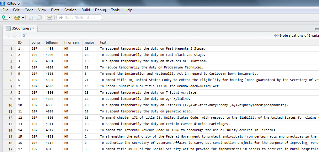 nlp how to create a data frame from multiple text files using r