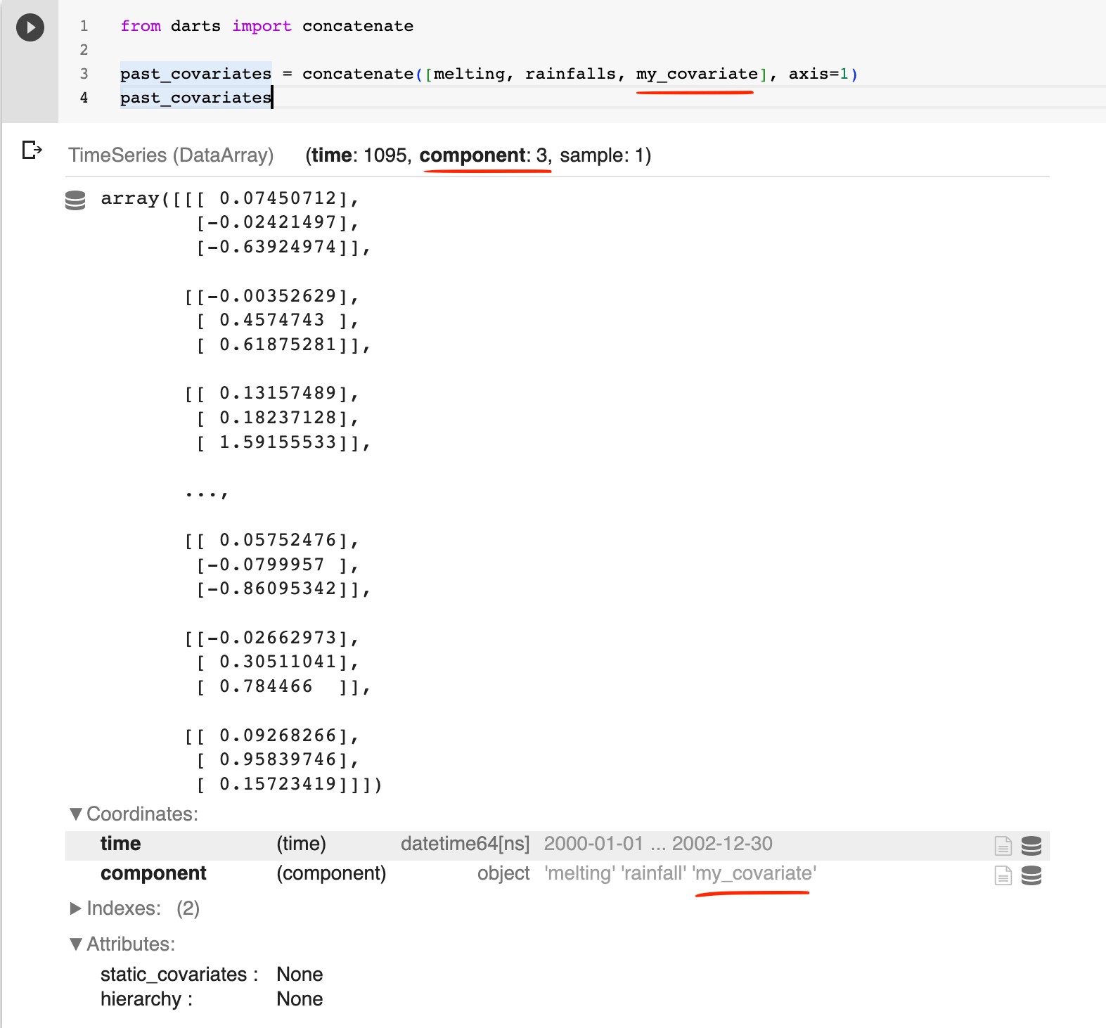 python Multi covariate time series forecast using Darts Stack Overflow