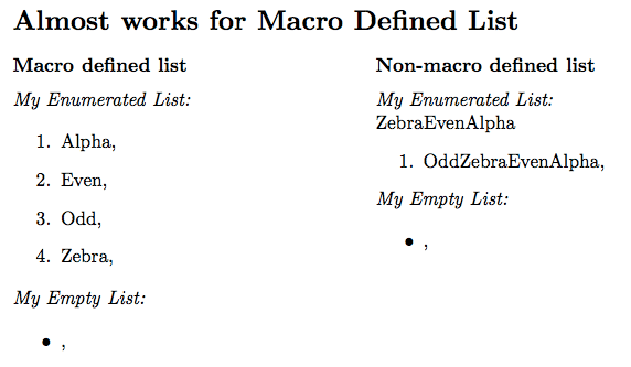 Sorting Comma Separated Lists defined with, or without macro TeX