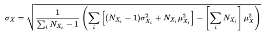 tsql How to calculate a pooled standard deviation in SQL? Stack