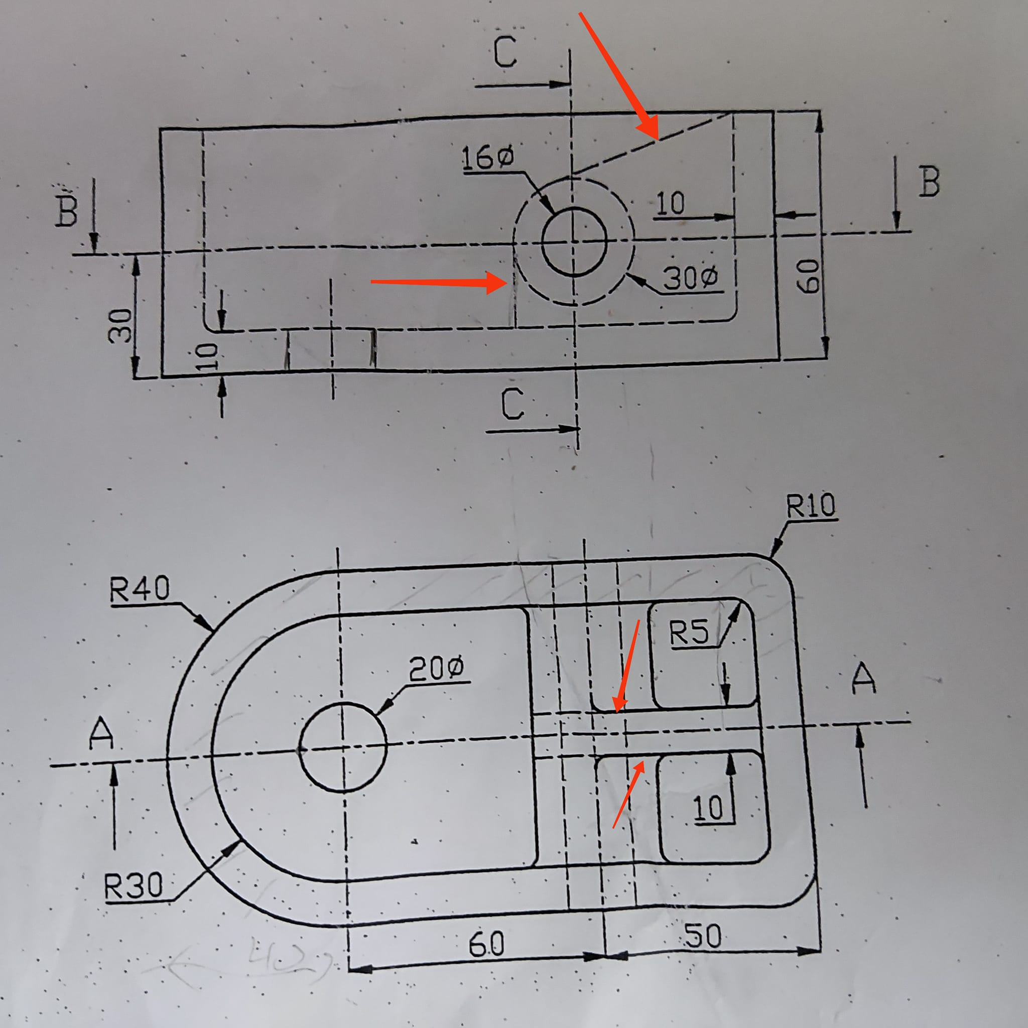 mechanical engineering Are these section views correct Autodesk