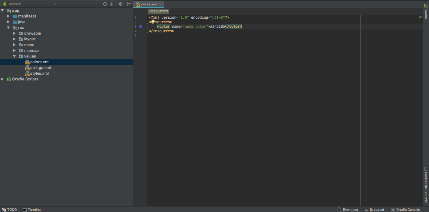 android How do I set color with .setBackgroundColor(); with color