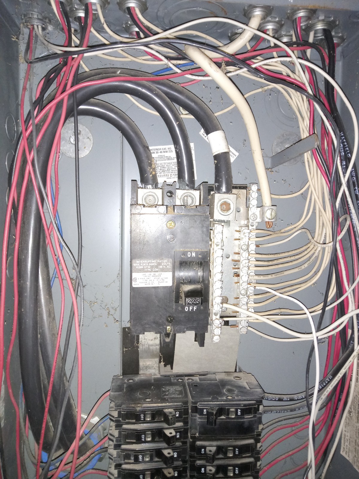 wiring Square D HEPD80 Installation with No Ground Bar Home