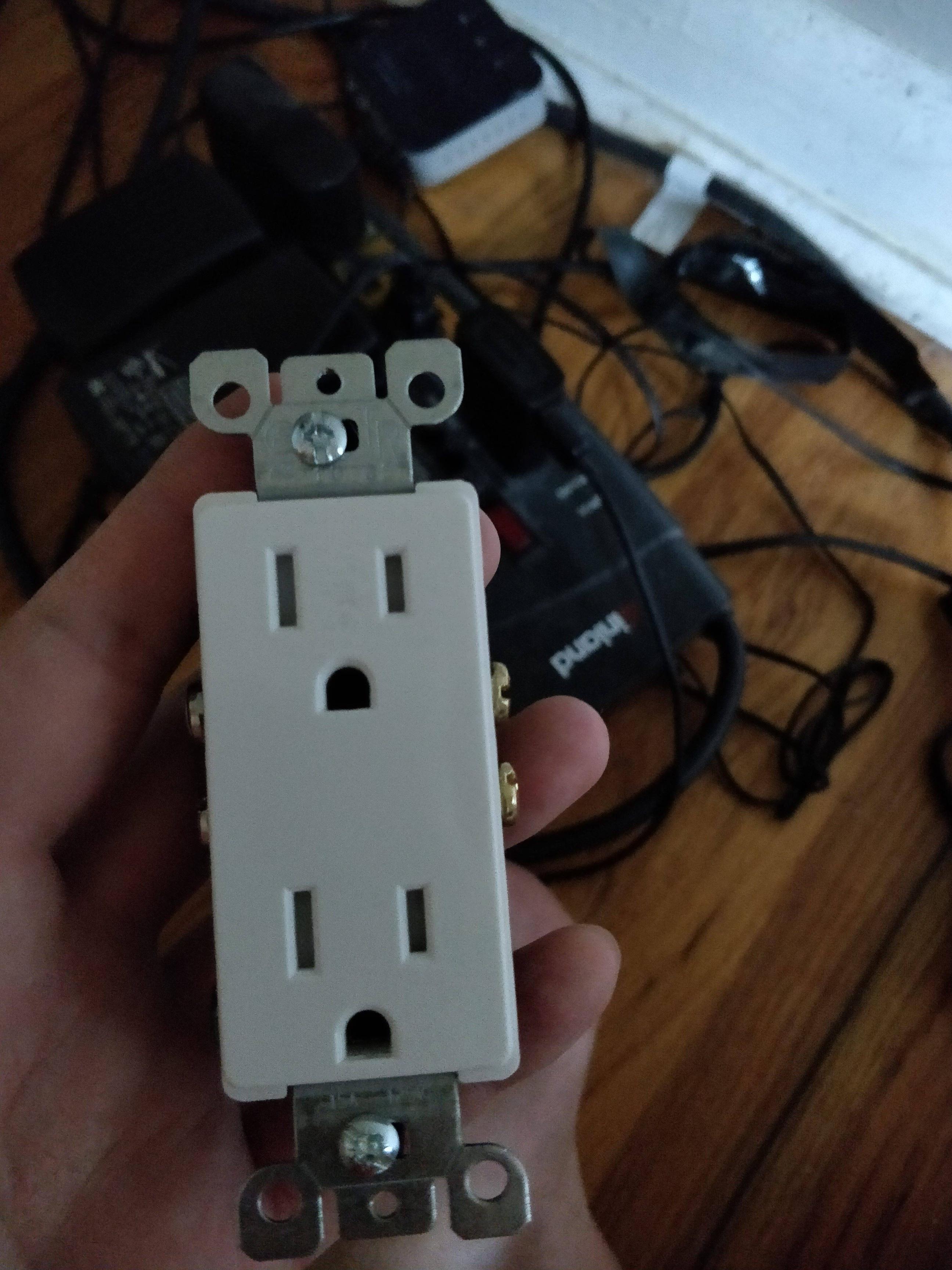 receptacle can I install new leviton outlet without ground wire