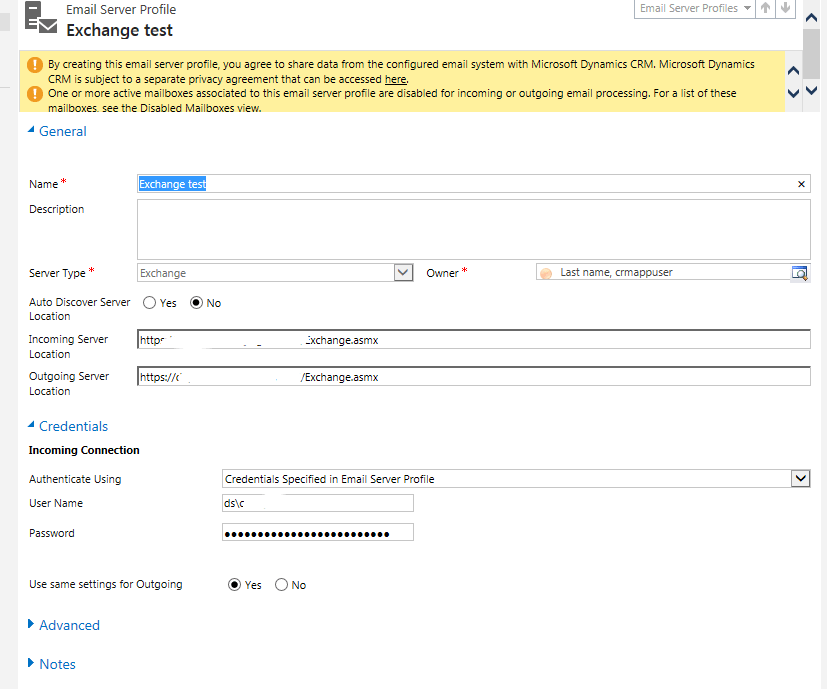 exchange server Meeting invites not sent to Contacts in Dynamics CRM