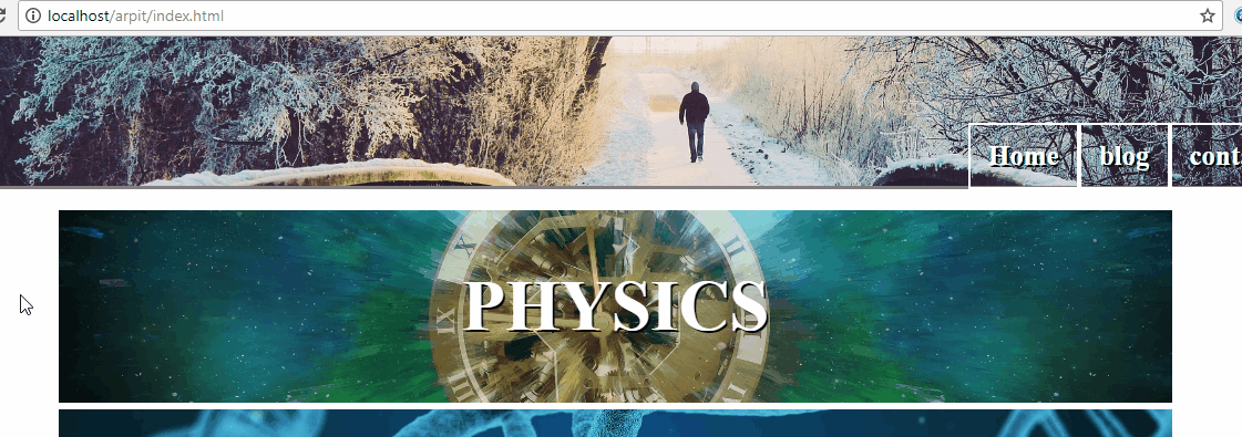 html css animation is not working in localhost (xampp