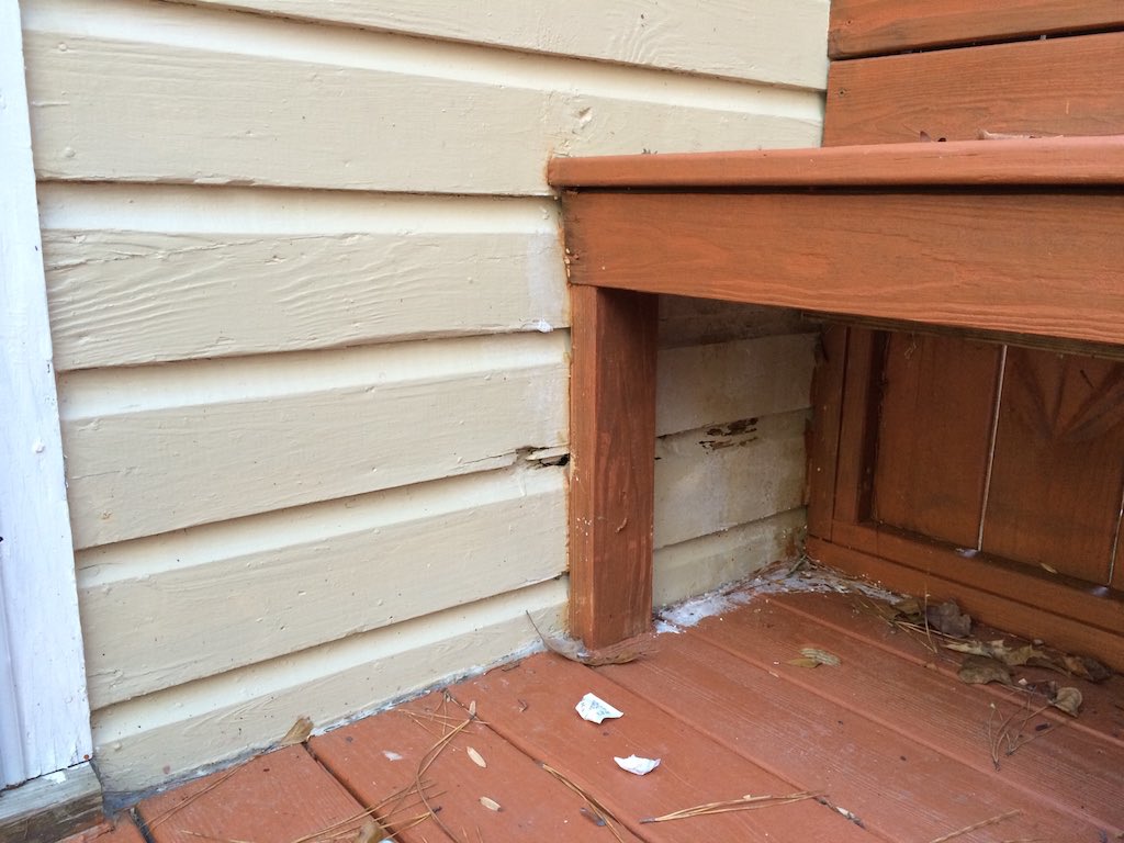 How can I repair this rotted section of wood siding? Home Improvement
