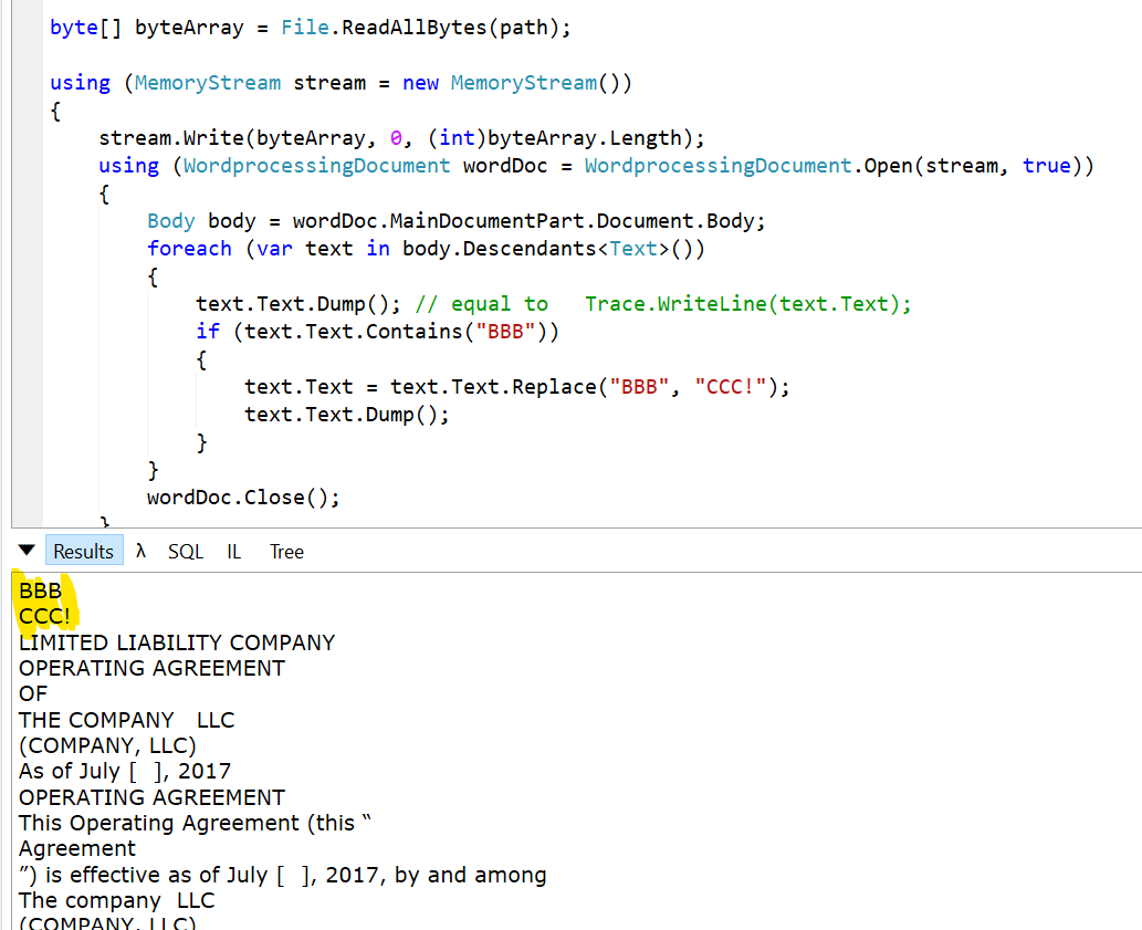 c Convert docx to byte[] and save it to the disk using File
