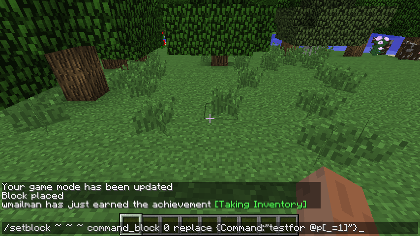 How To Set A Command Block With A Command Inside Using The