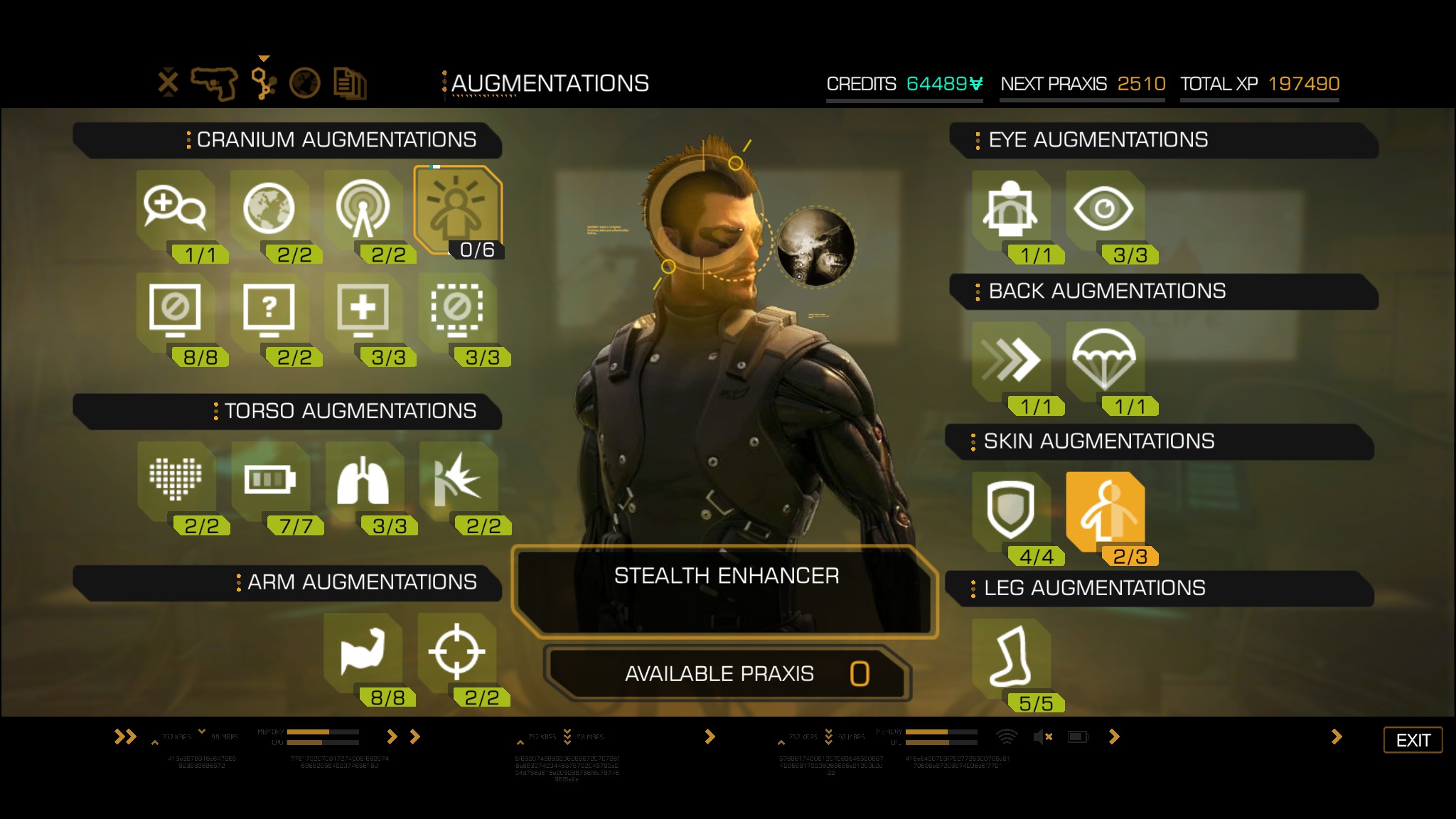 deus ex human revolution How many Praxis points can I earn in a