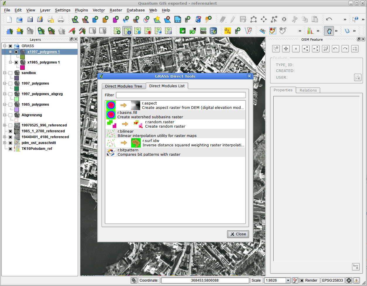 How to enable GRASSmodules in QGIS? Geographic Information Systems