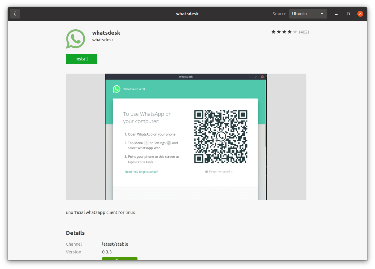 On Ubuntu 20.04 how to install WhatsApp ? Ask Ubuntu