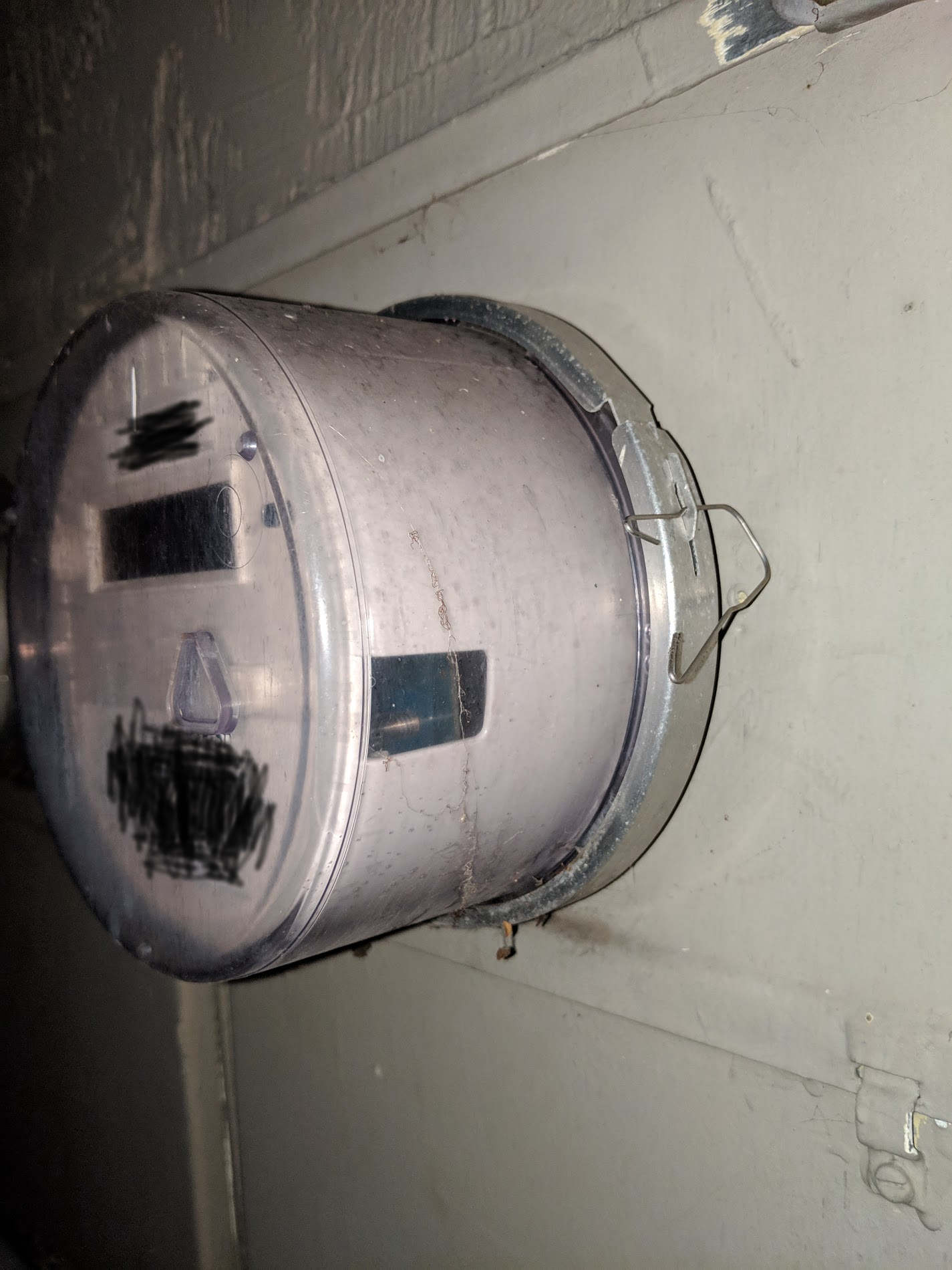 Are these remains of electricity meter's antitampering seal?